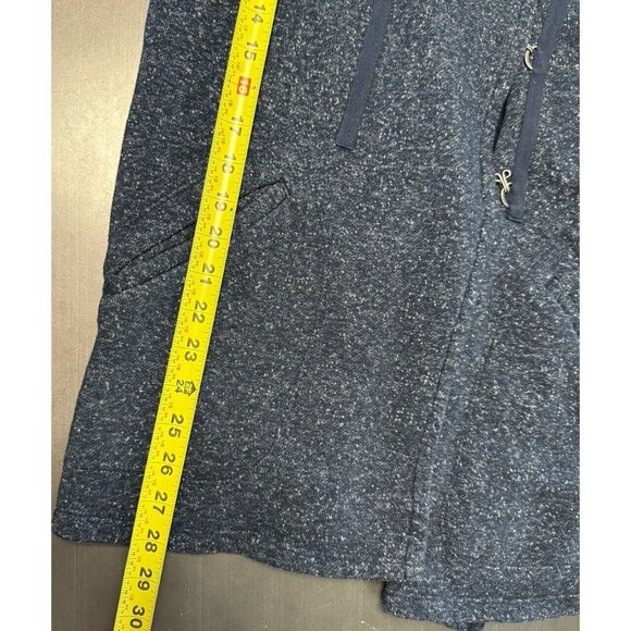 Max Studio Weekend Blue Cotton Jacket Asymmetrical Long Loungewear Sweatshirt M - Picture 11 of 11